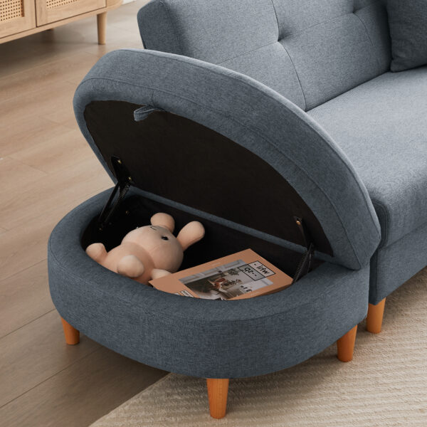 2人掛けコーナーソファベッド