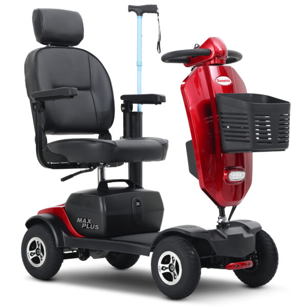 【耐荷重120kg・軽量アルミフレーム】3輪モビリティスクーター 大人シニア向け エアークラシックブルー