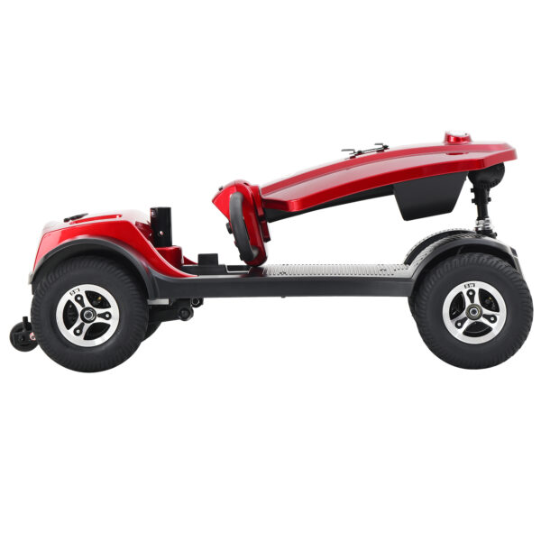 【耐荷重120kg・軽量アルミフレーム】3輪モビリティスクーター 大人シニア向け エアークラシックブルー