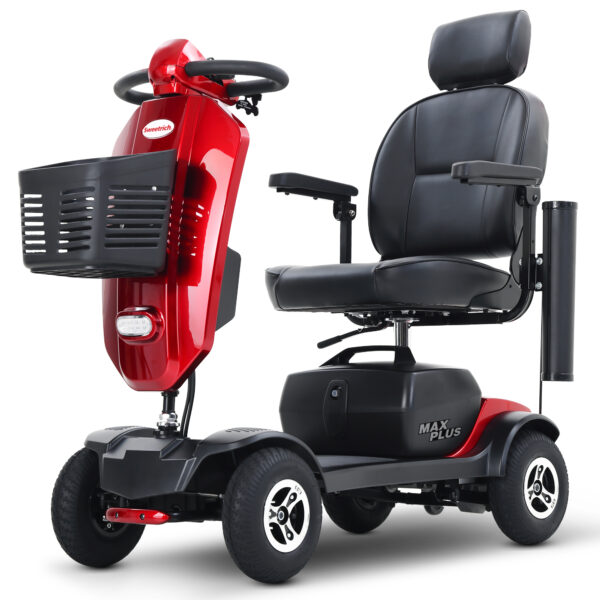 【耐荷重120kg・軽量アルミフレーム】3輪モビリティスクーター 大人シニア向け エアークラシックブルー