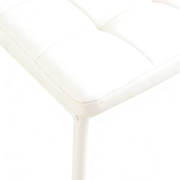 W770P366224 (22) 【2脚セット】会議室チェア PUレザー ハイバック ボックスステッチ デスクチェア 業務用