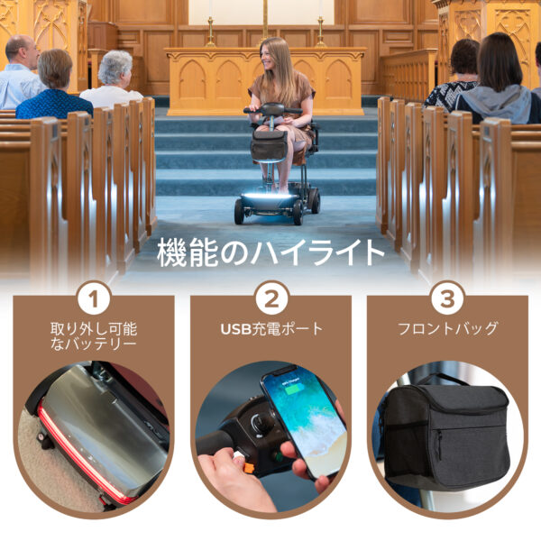 軽量アルミ合金フレーム 重量約19kg 大人・シニア向け 旅行に便利 エアートラベラー12