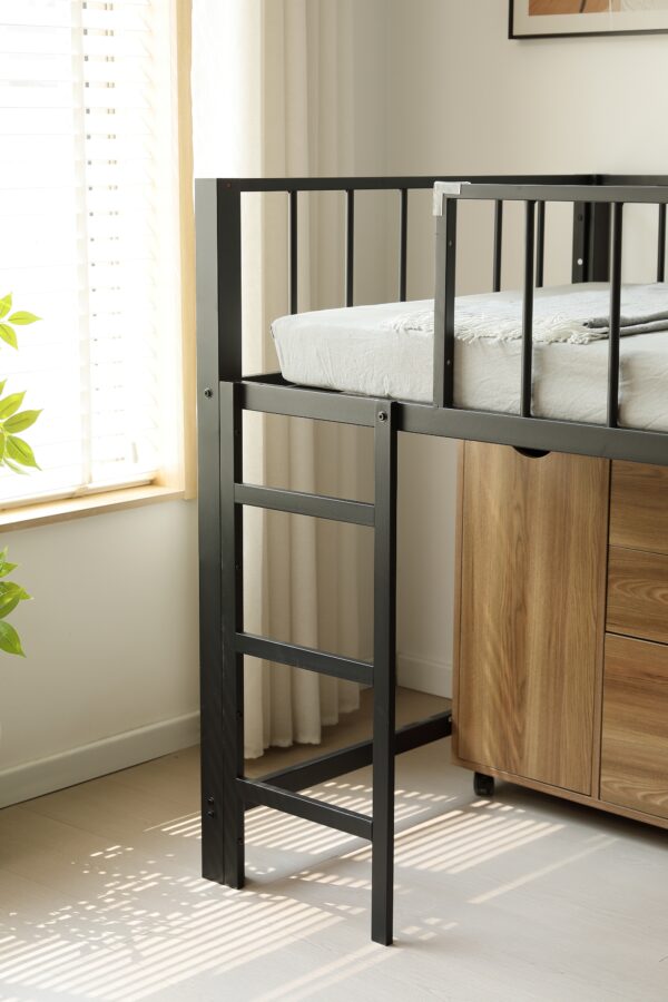 省スペース ロータイプ ロフトベッド シングル 110cm