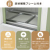 【元SKU：N509P332040D TYPE B ブラウン】物置  屋外 大型 倉庫 大型物置 戸外収納庫 物置 防水/耐侯 収納可能 ガーデン/庭/田畑/農場 頑丈 大容量 スチール　引き戸　補強フレーム付き 換気口付き 床なし