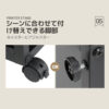 プリンター台 3段 大型 キャスター付き レーザープリンタ インクジェットプリンタ対応 高さ70.5cm 幅60cm 耐荷重30kg